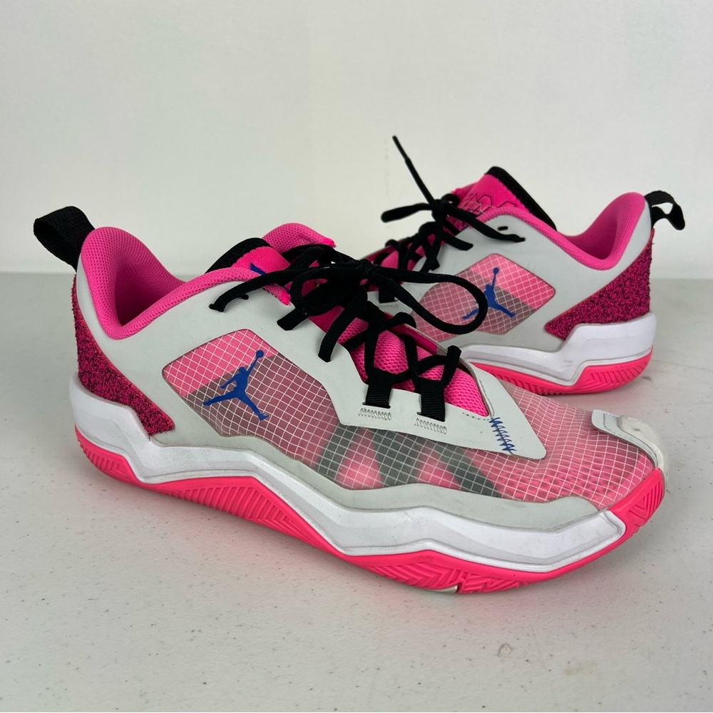 Jordan One Take 4 Pink Blast Basketball Sneakers Size 10.5